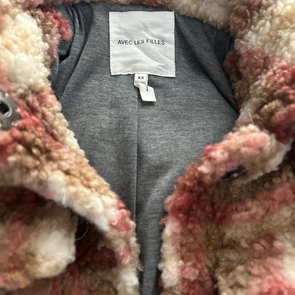 Avec Les Files Spring/Fall Shearling Jacket - Picture 2 of 3